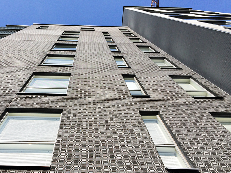 Graphic Concrete Helsinki Saksofoni Residential Building