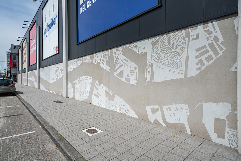 Graphic Concrete Retailcluster Stadionweg Rotterdam