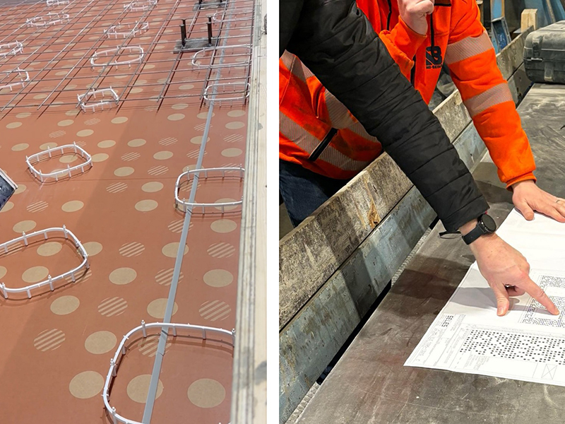 Production in prefabrication 