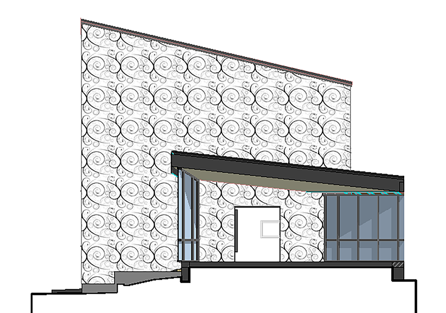 Wallpaper-like (most cost-effective) pattern / Membrane price 30% 