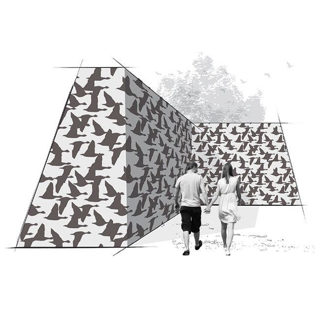 Atom cross visualization