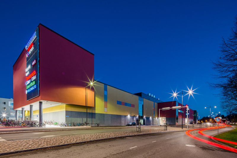 Graphic Concrete Hämeenlinna Shopping Center Goodman