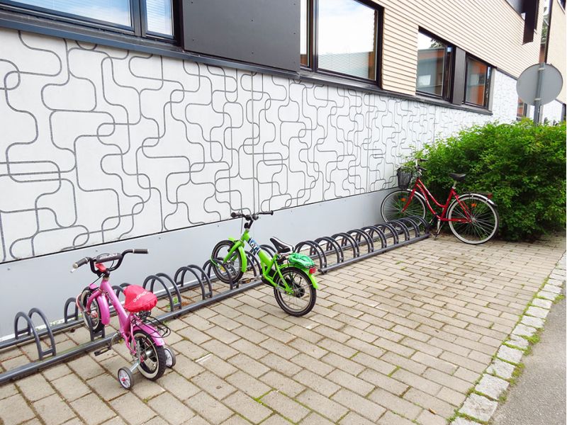 Graphic Concrete Omenapuisto Residential Building