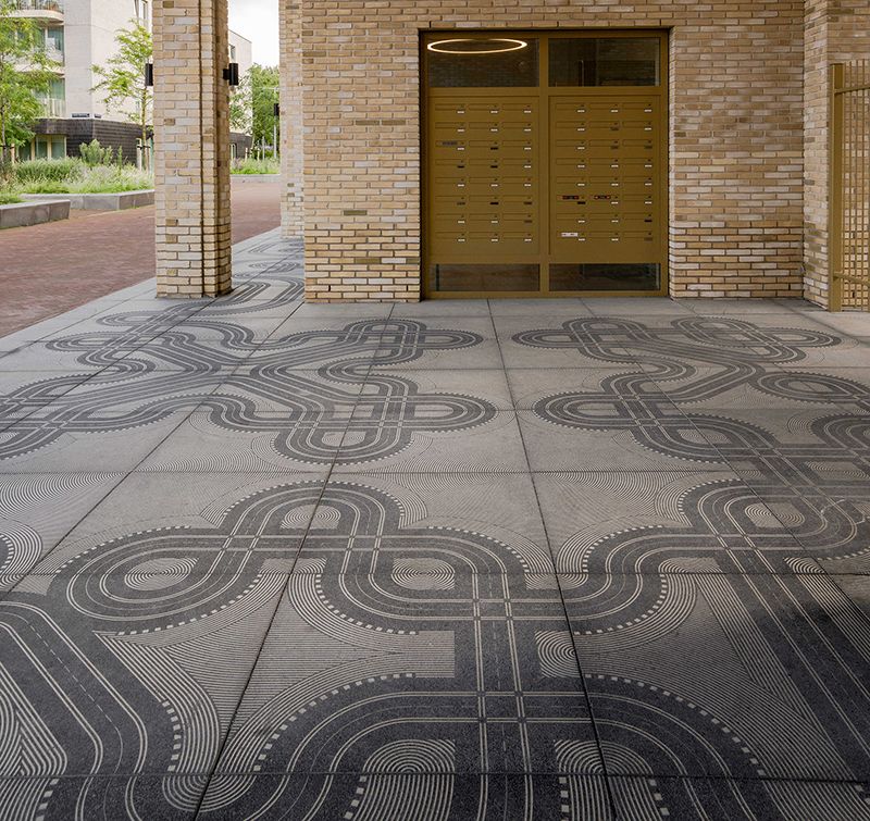 Graphic Concrete Ymere Eenhoorn Circuit Amsterdam